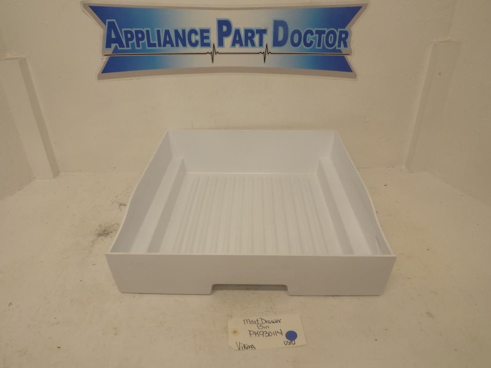 Viking Refrigerator PK930114 Meat Drawer Bin Used Viking Refrigerator PK930114 Meat Drawer Bin Used